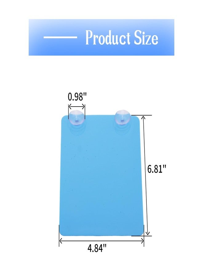 Saim 2 PCS Angelfish Discus Fish Breeding Slate with Suction Cups, Spawning Surface for Aquarium, Lightweight Easy to Install and Remove - Image 2